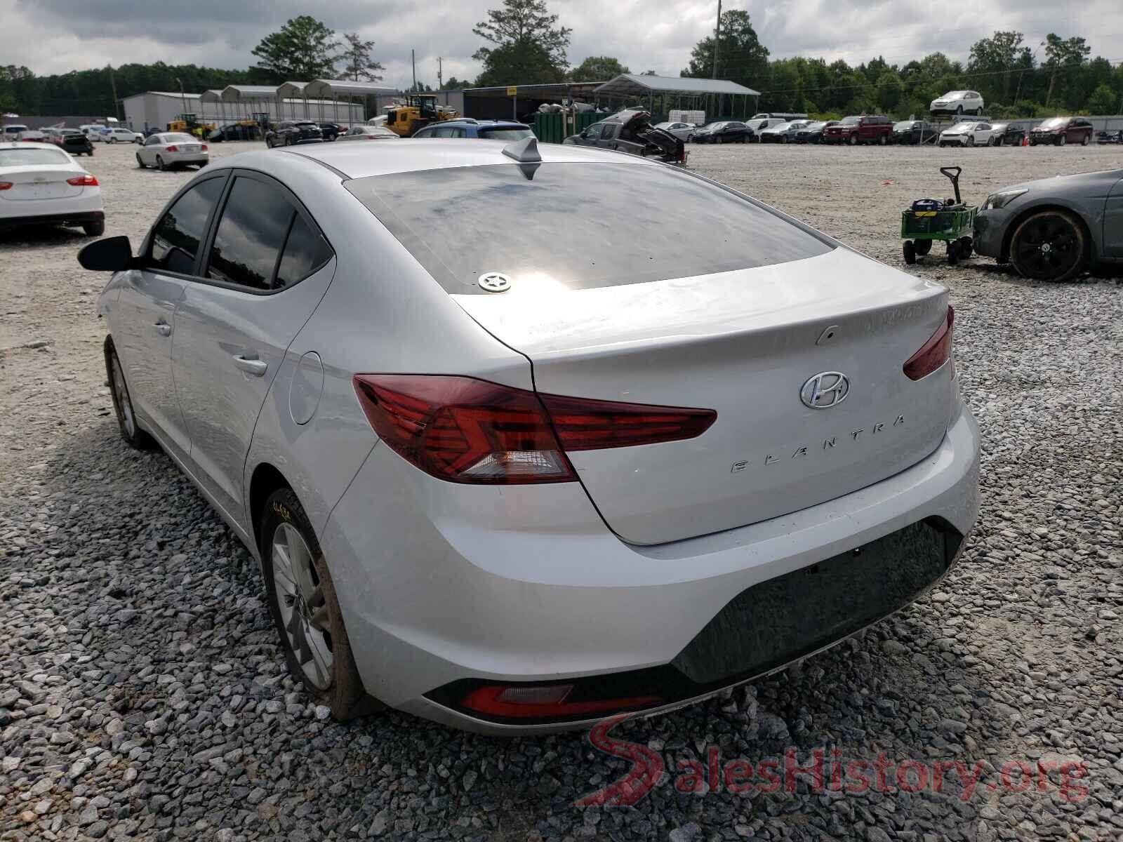 KMHD84LFXKU769999 2019 HYUNDAI ELANTRA