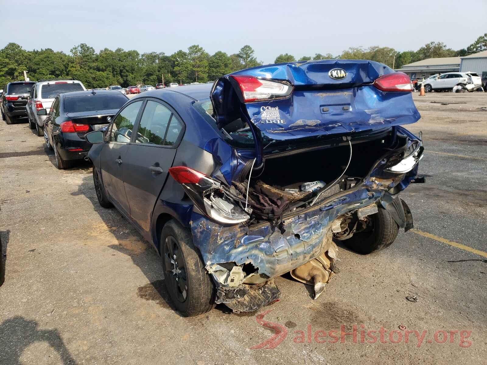 3KPFK4A71HE134185 2017 KIA FORTE