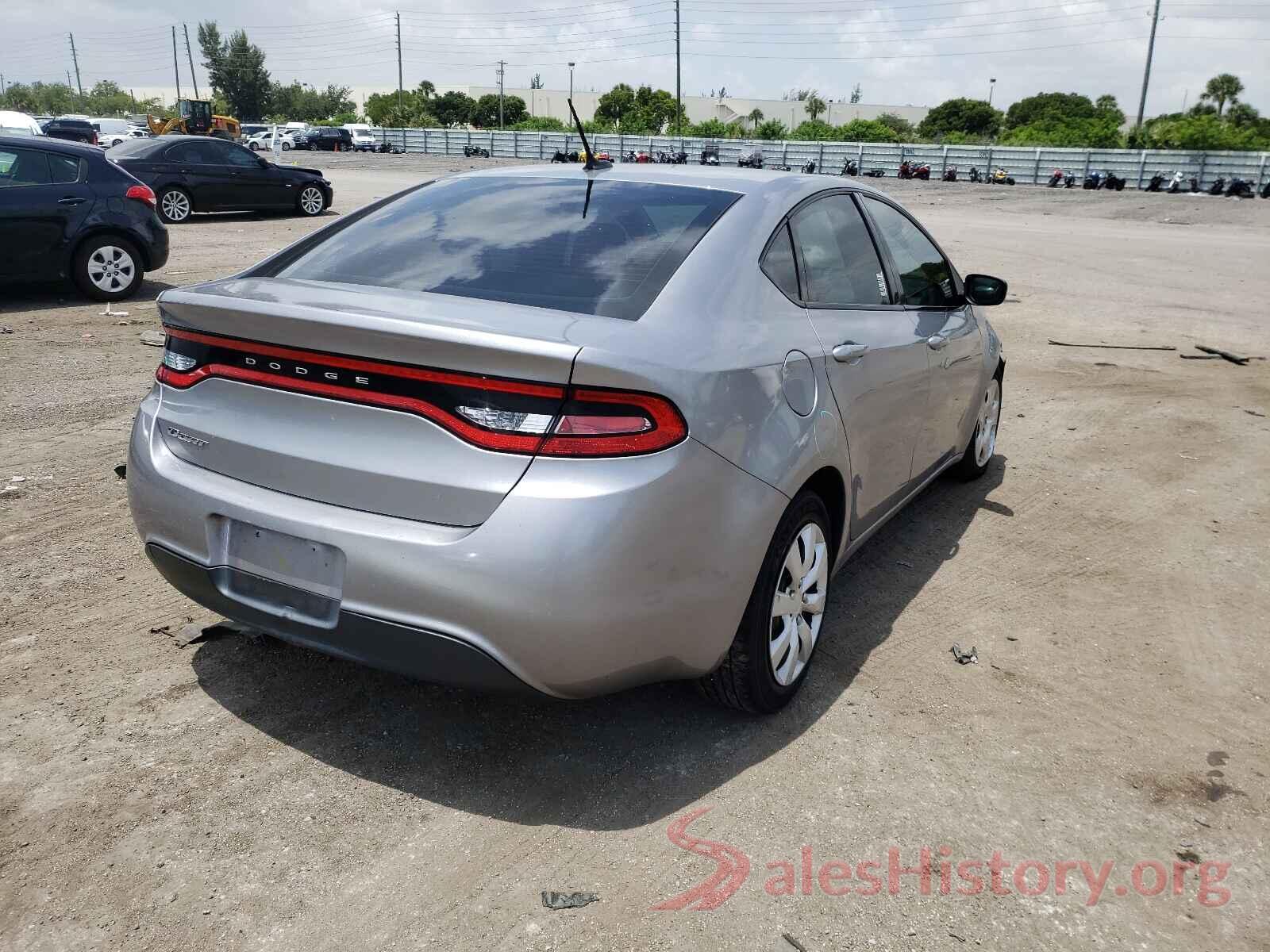 1C3CDFAA8GD531692 2016 DODGE DART