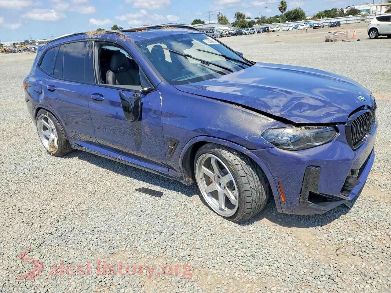 2024 BMW X3 VIN 5YM13EC02R9V11262, rear 3/4 view