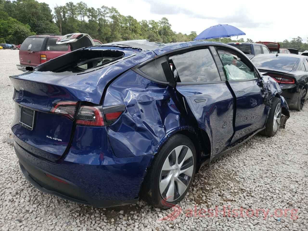 5YJYGDEE7MF201430 2021 TESLA MODEL Y