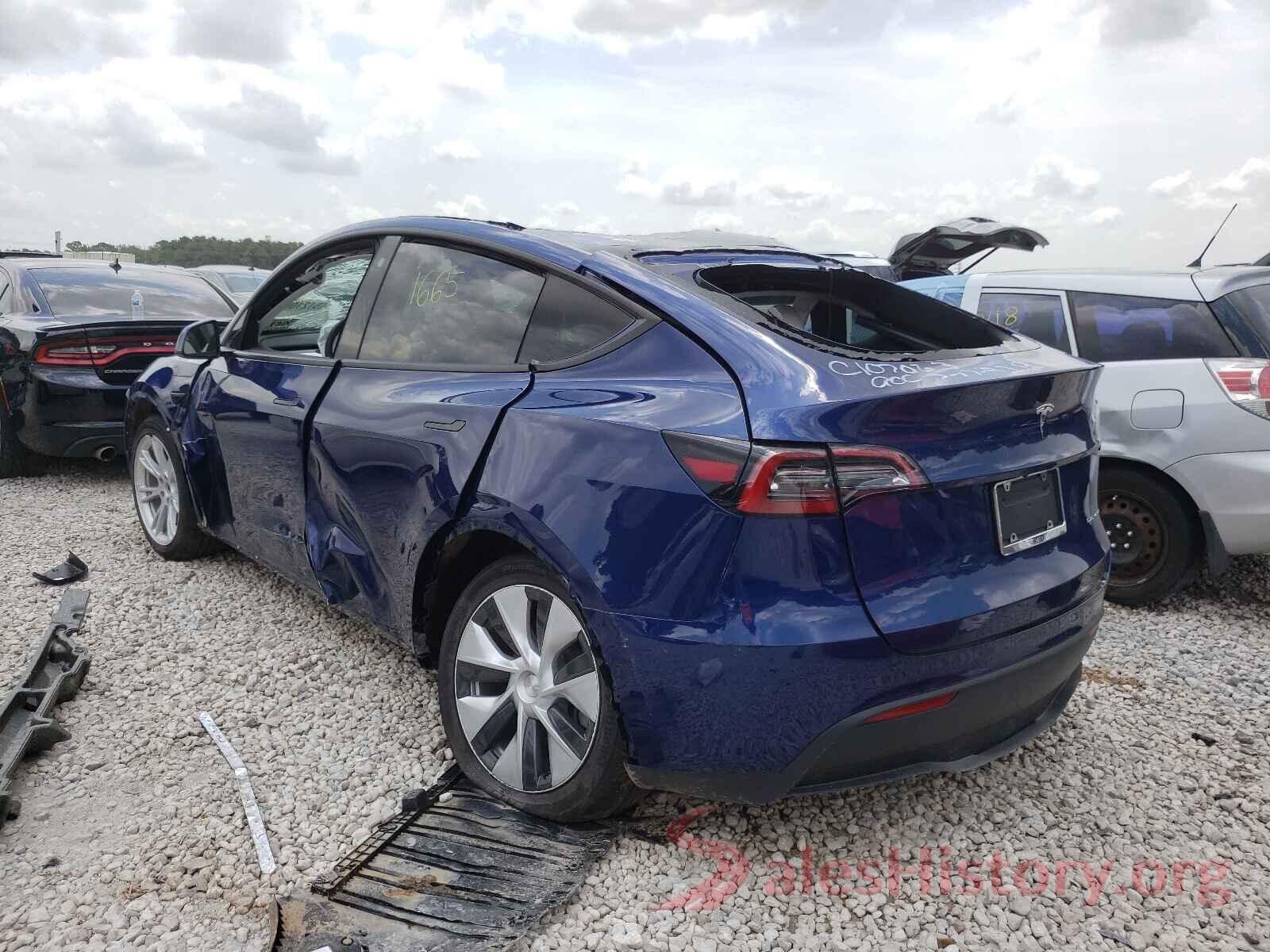 5YJYGDEE7MF201430 2021 TESLA MODEL Y