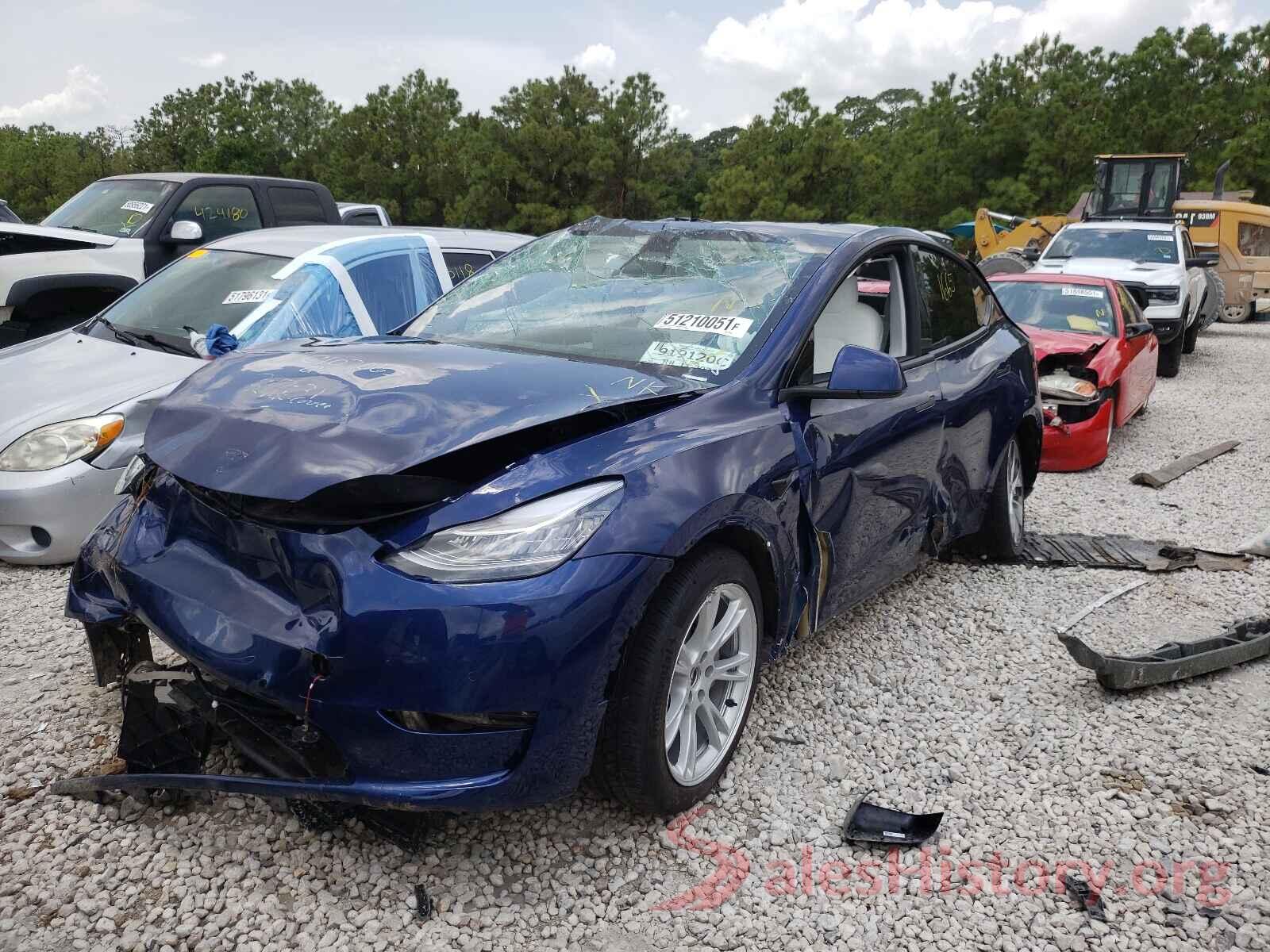 5YJYGDEE7MF201430 2021 TESLA MODEL Y