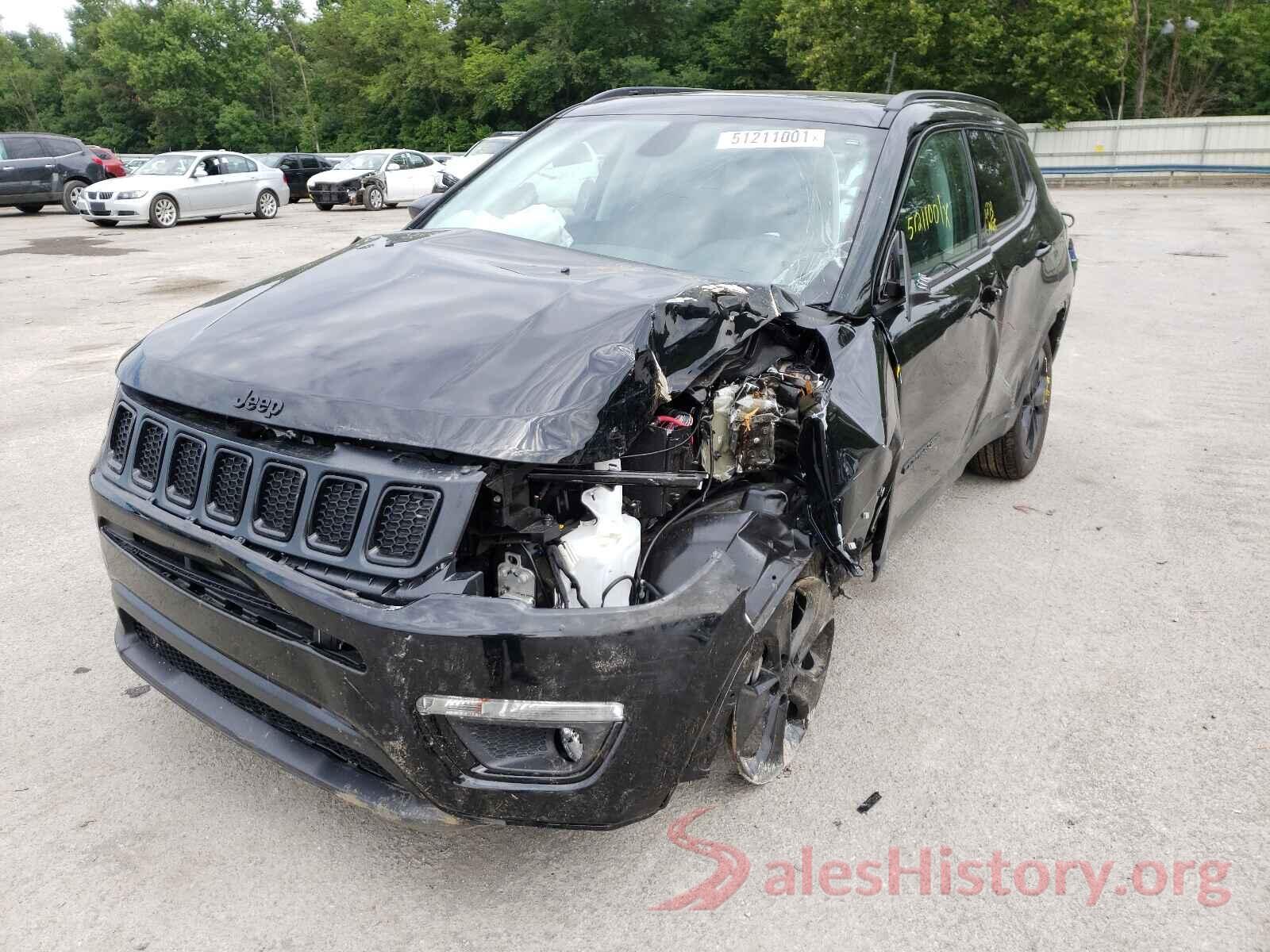 3C4NJDBB9MT509411 2021 JEEP COMPASS