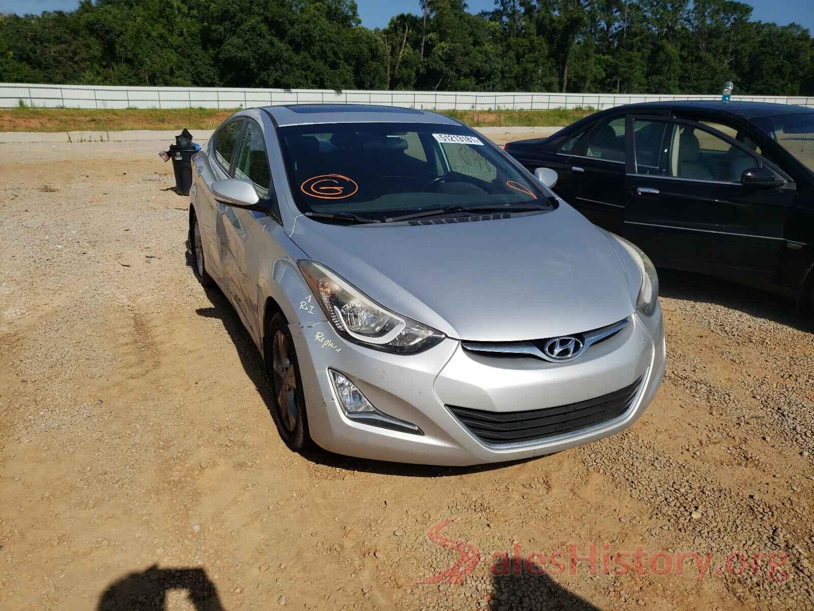 5NPDH4AE9GH729879 2016 HYUNDAI ELANTRA