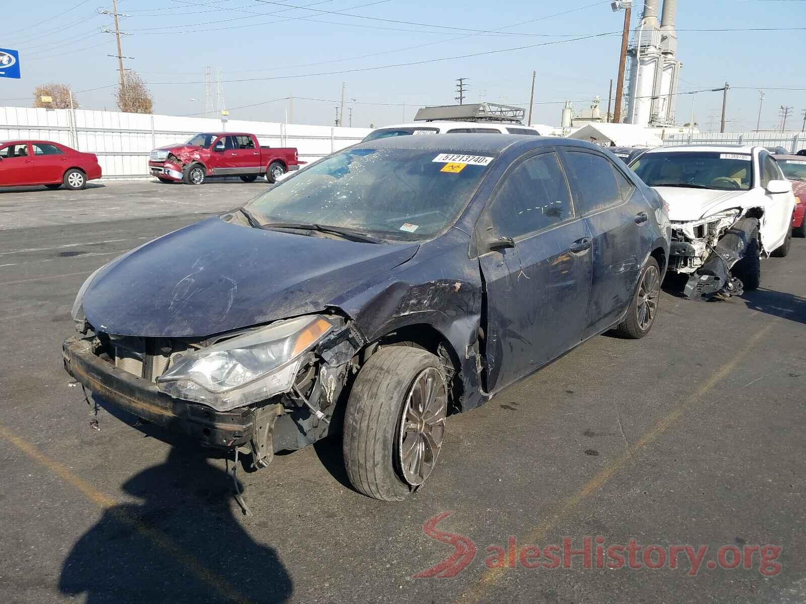 5YFBURHEXGP538609 2016 TOYOTA COROLLA