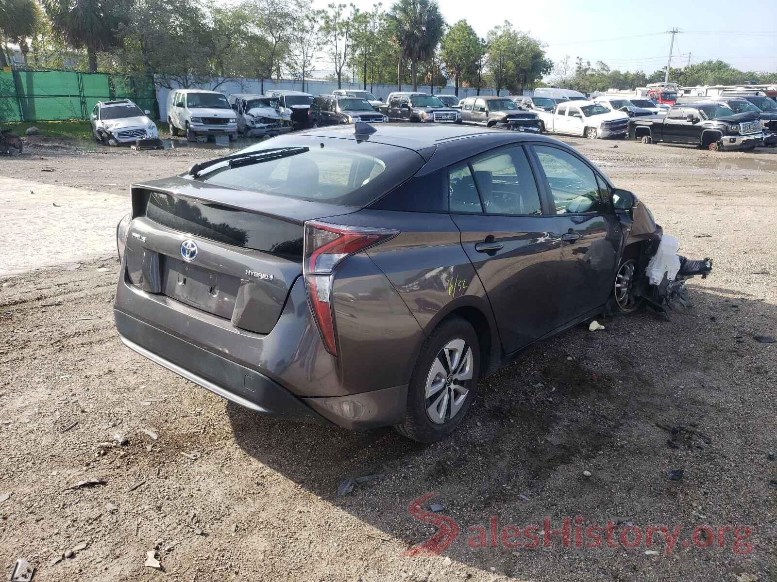 JTDKARFU6G3524931 2016 TOYOTA PRIUS