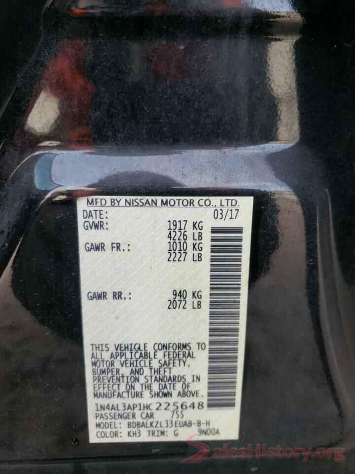 1N4AL3AP1HC225648 2017 NISSAN ALTIMA