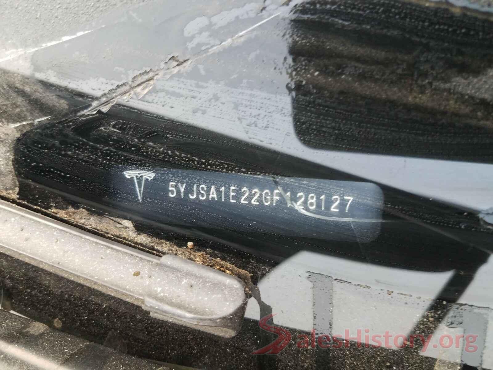 5YJSA1E22GF128127 2016 TESLA MODEL S