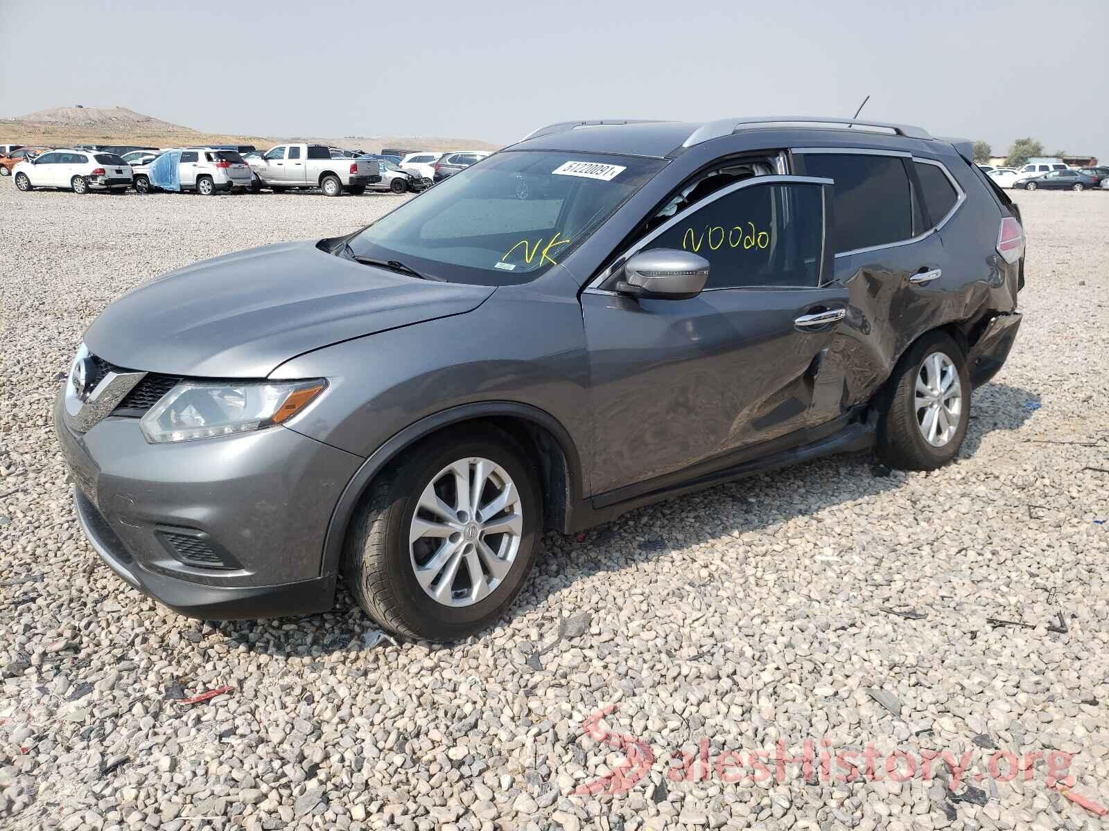 KNMAT2MV1GP709177 2016 NISSAN ROGUE