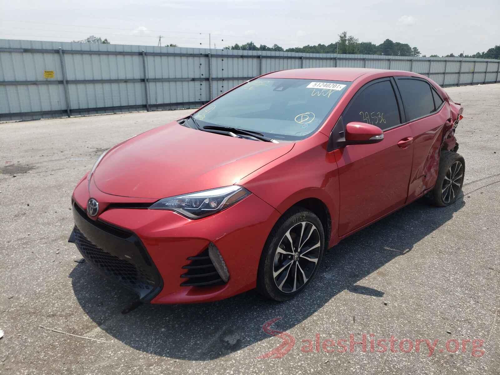 5YFBURHE7JP845114 2018 TOYOTA COROLLA