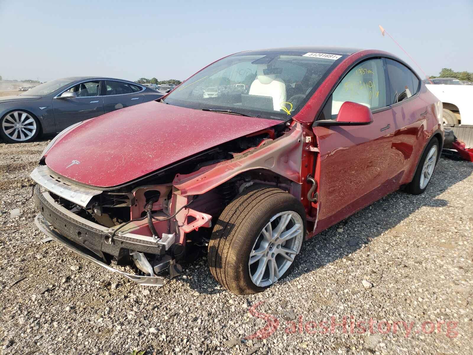 5YJYGDEE0MF189895 2021 TESLA MODEL Y