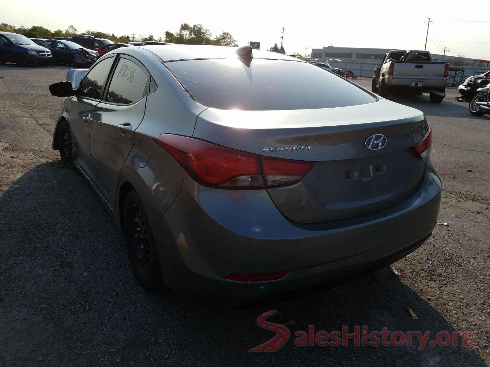 5NPDH4AE6GH726518 2016 HYUNDAI ELANTRA