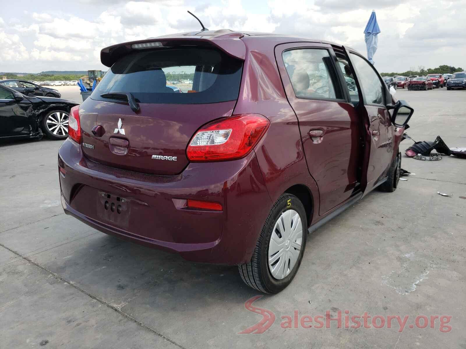 ML32A3HJ2KH014509 2019 MITSUBISHI MIRAGE