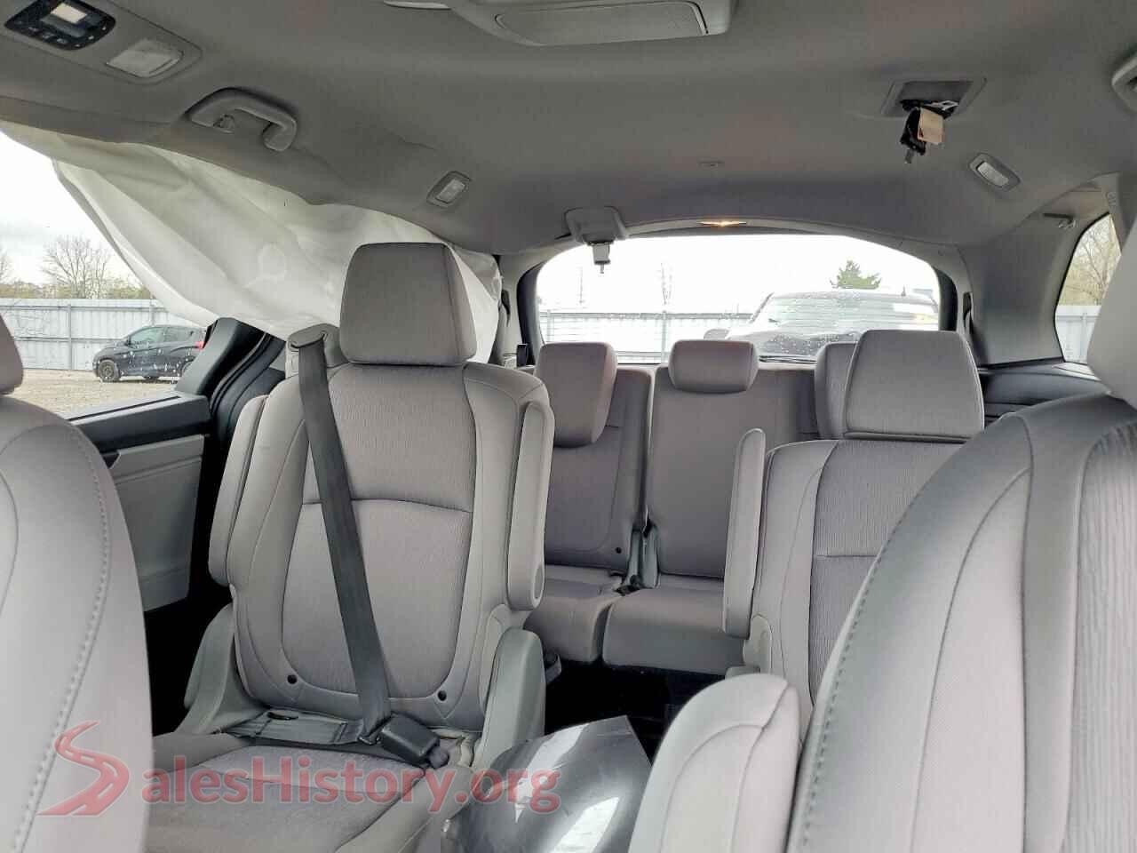 2020 HONDA ODYSSEY VIN 5FNRL6H4XLB504750, odometer mileage