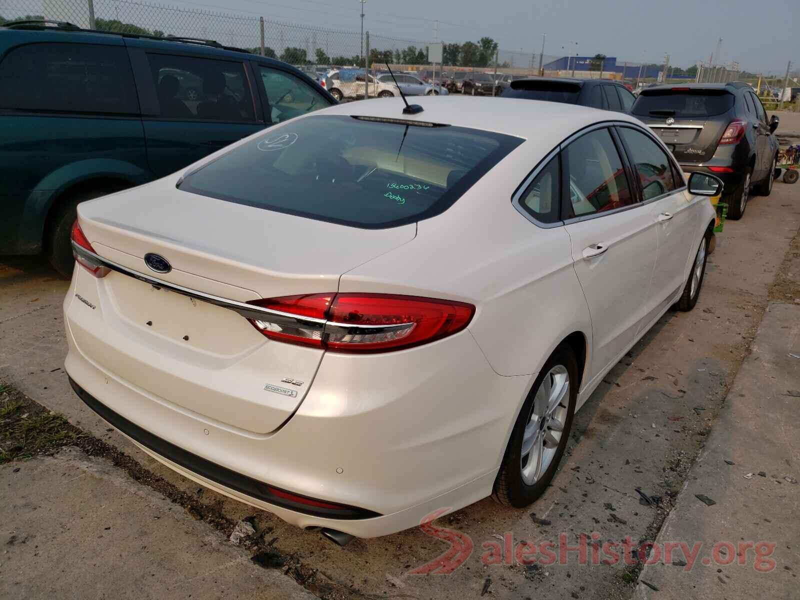 3FA6P0HD0JR160917 2018 FORD FUSION