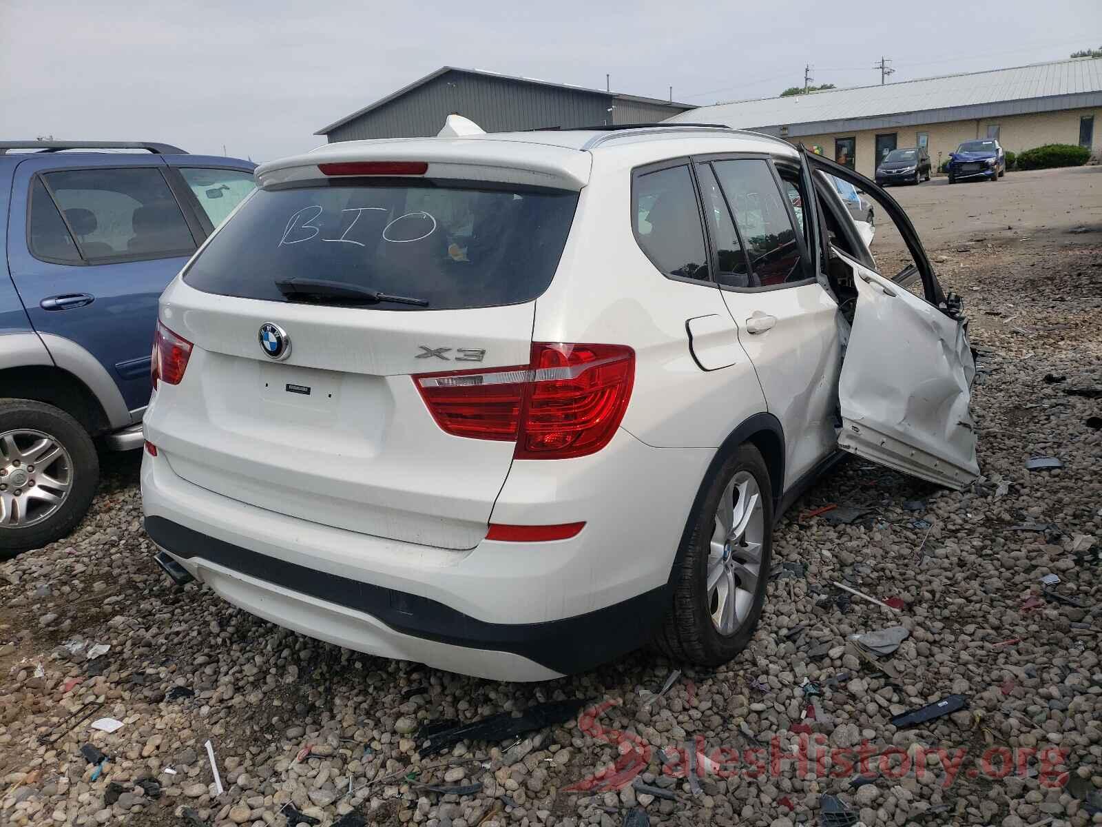 5UXWX7C5XG0S15982 2016 BMW X3