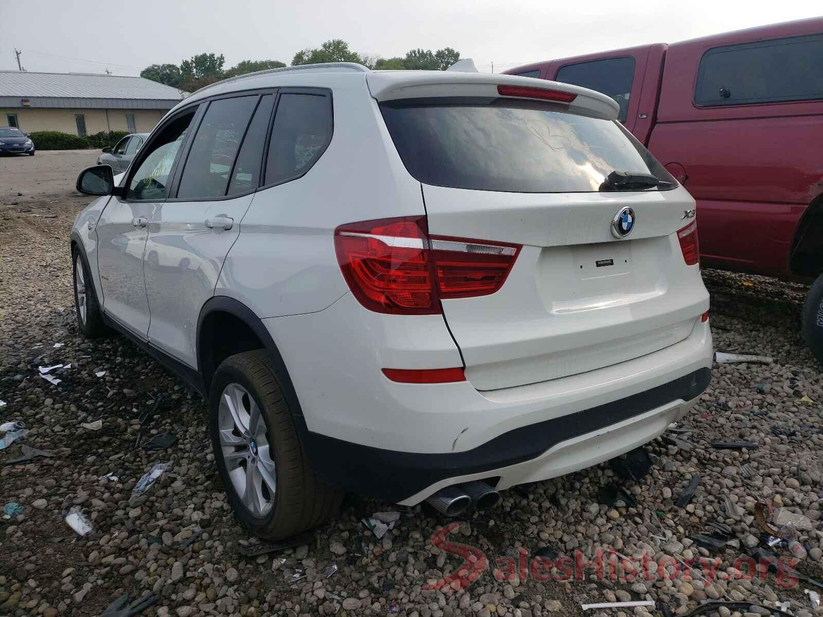 5UXWX7C5XG0S15982 2016 BMW X3