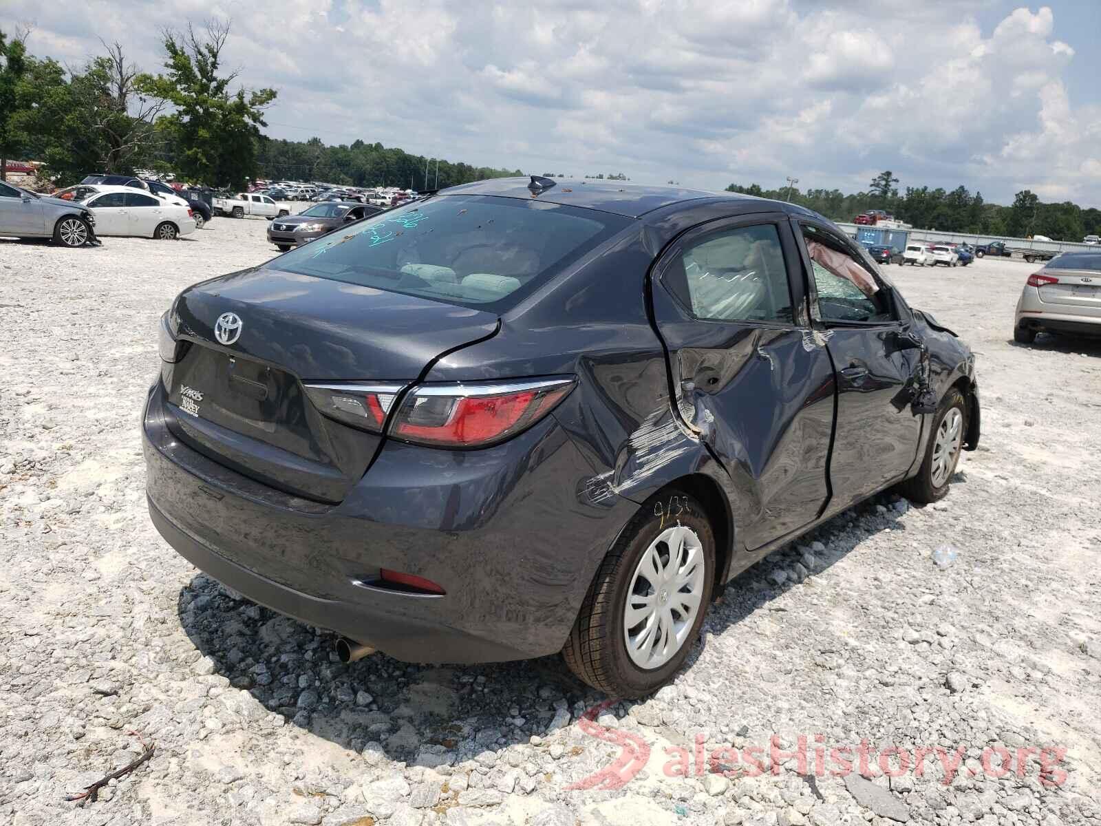 3MYDLBYVXKY522326 2019 TOYOTA YARIS