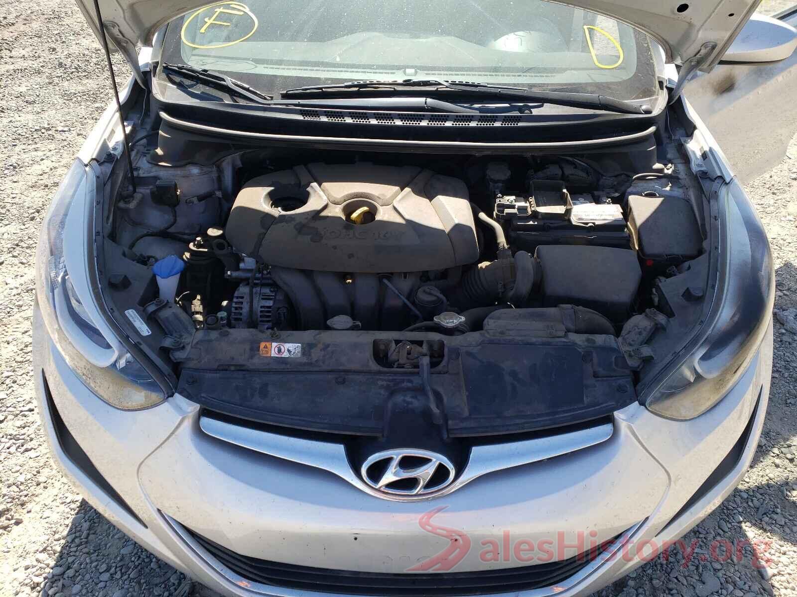 5NPDH4AE7GH686238 2016 HYUNDAI ELANTRA