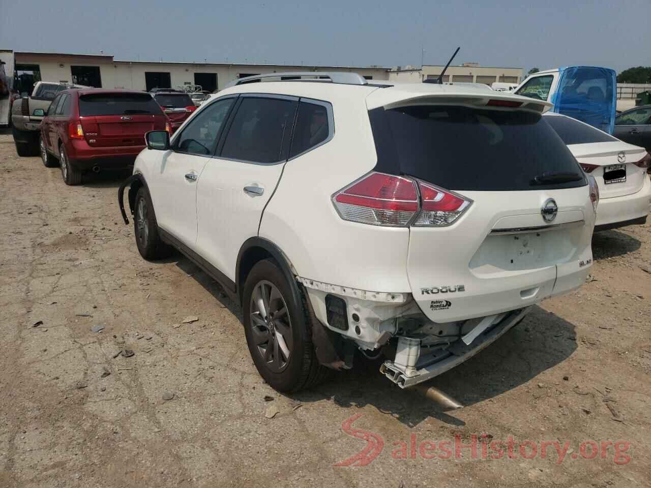 KNMAT2MV4GP697476 2016 NISSAN ROGUE