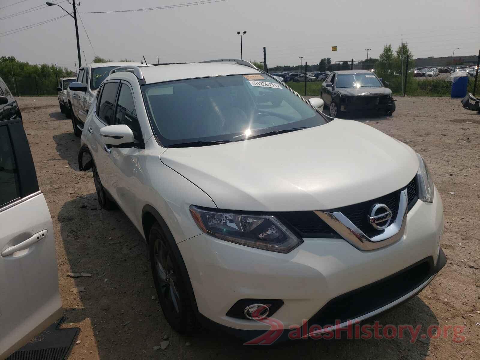 KNMAT2MV4GP697476 2016 NISSAN ROGUE