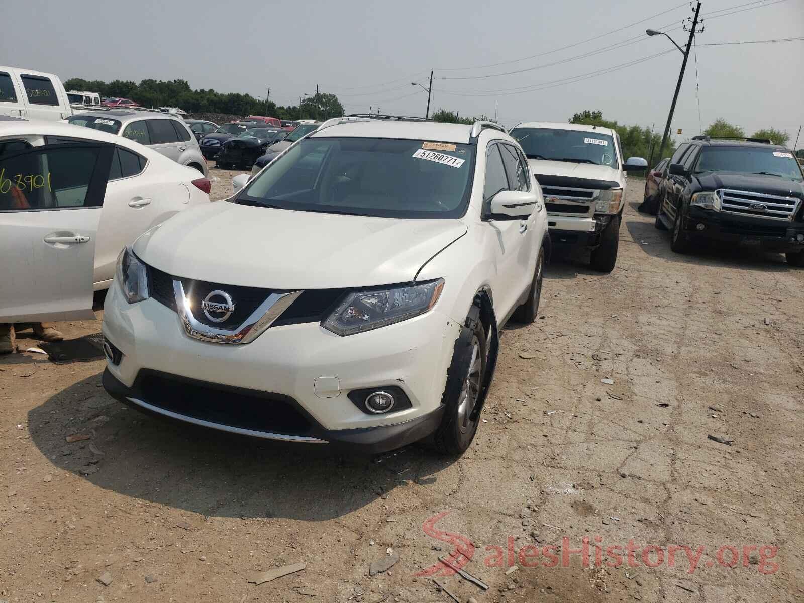 KNMAT2MV4GP697476 2016 NISSAN ROGUE