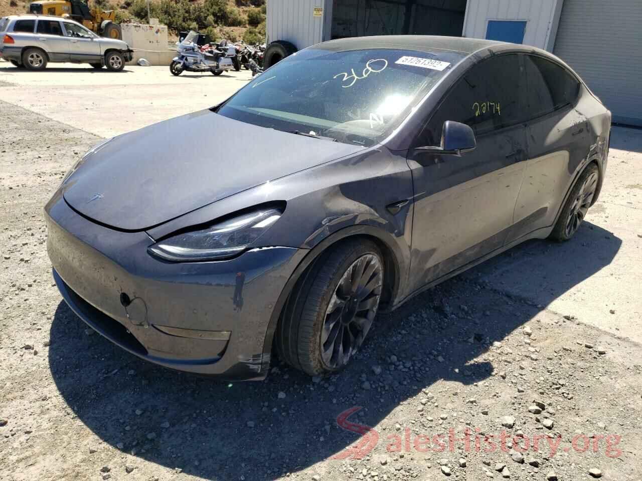 5YJYGDEF8MF157754 2021 TESLA MODEL Y