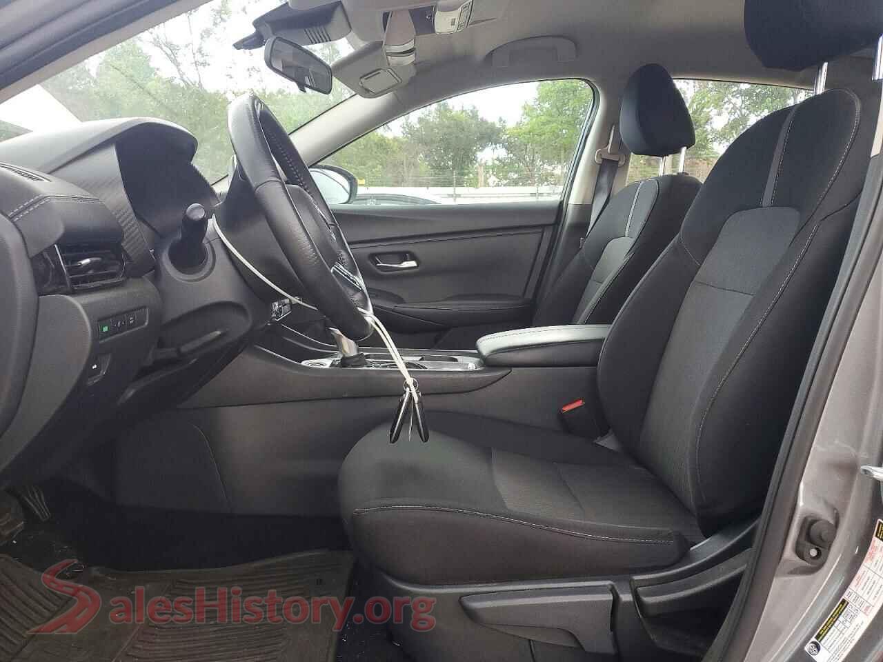 2024 NISSAN SENTRA VIN 3N1AB8CV4RY284484, engine bay