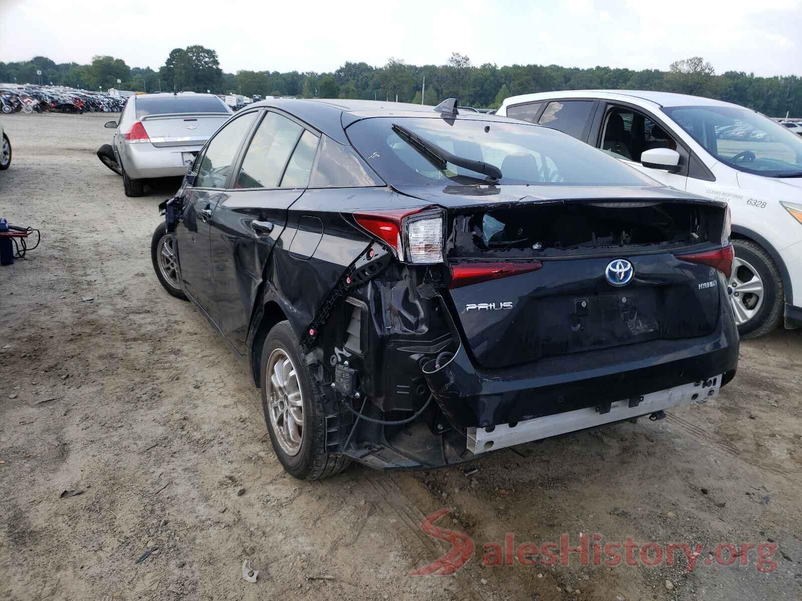 JTDKARFU4K3073085 2019 TOYOTA PRIUS