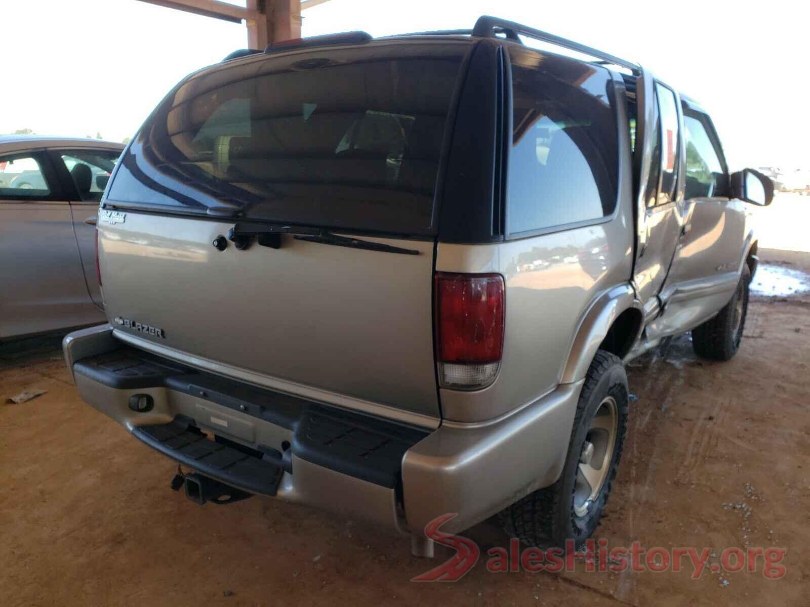 1GNCS13X74K169813 2004 CHEVROLET BLAZER