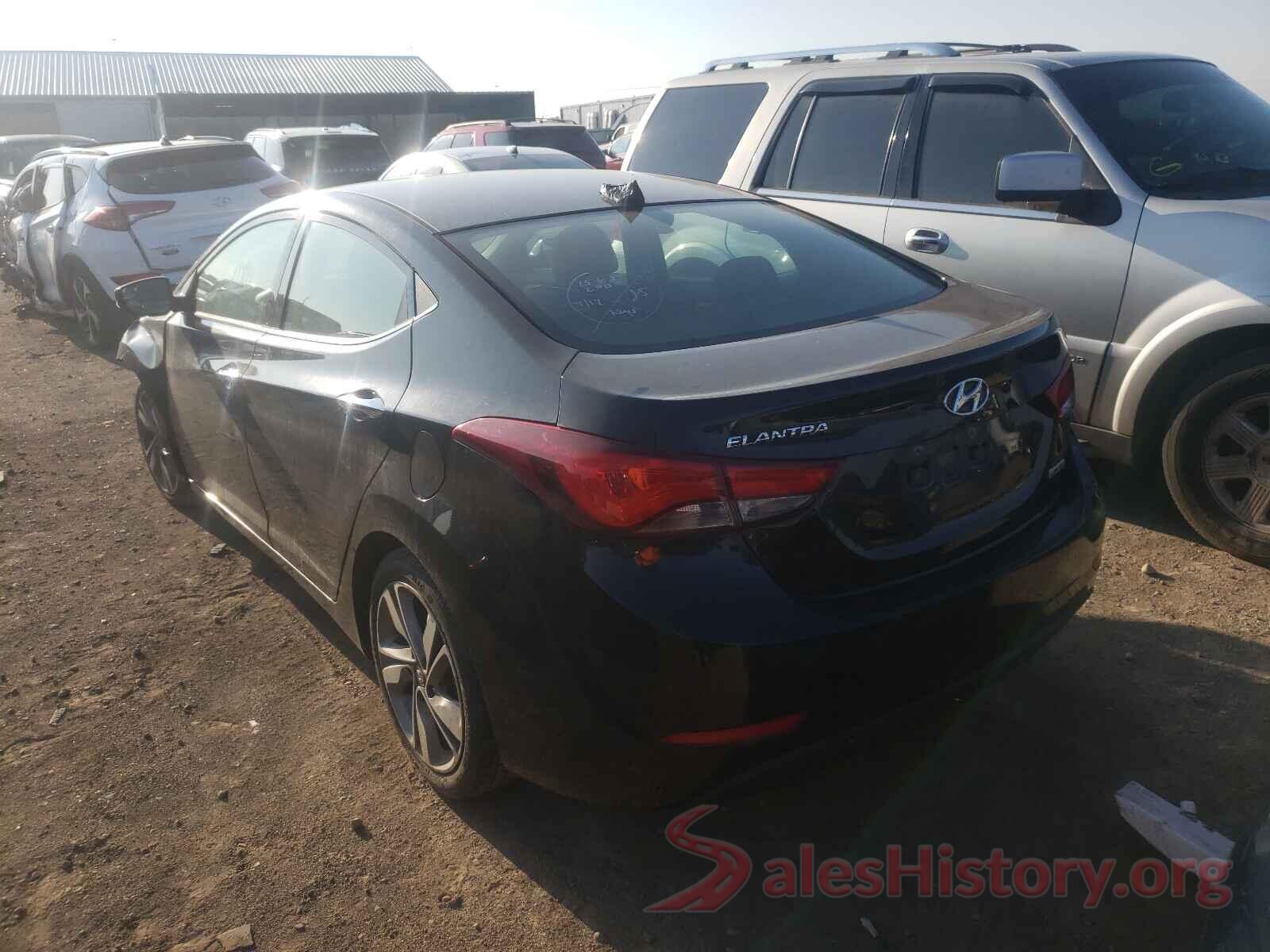 5NPDH4AE0GH711562 2016 HYUNDAI ELANTRA