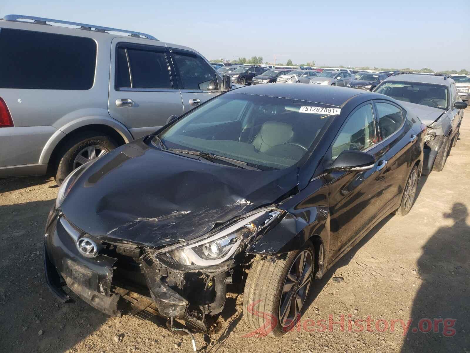 5NPDH4AE0GH711562 2016 HYUNDAI ELANTRA