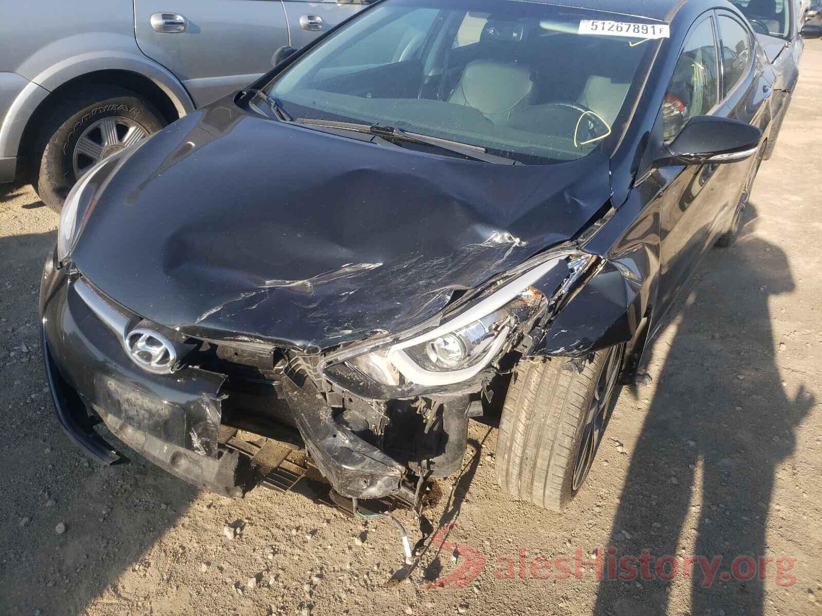 5NPDH4AE0GH711562 2016 HYUNDAI ELANTRA