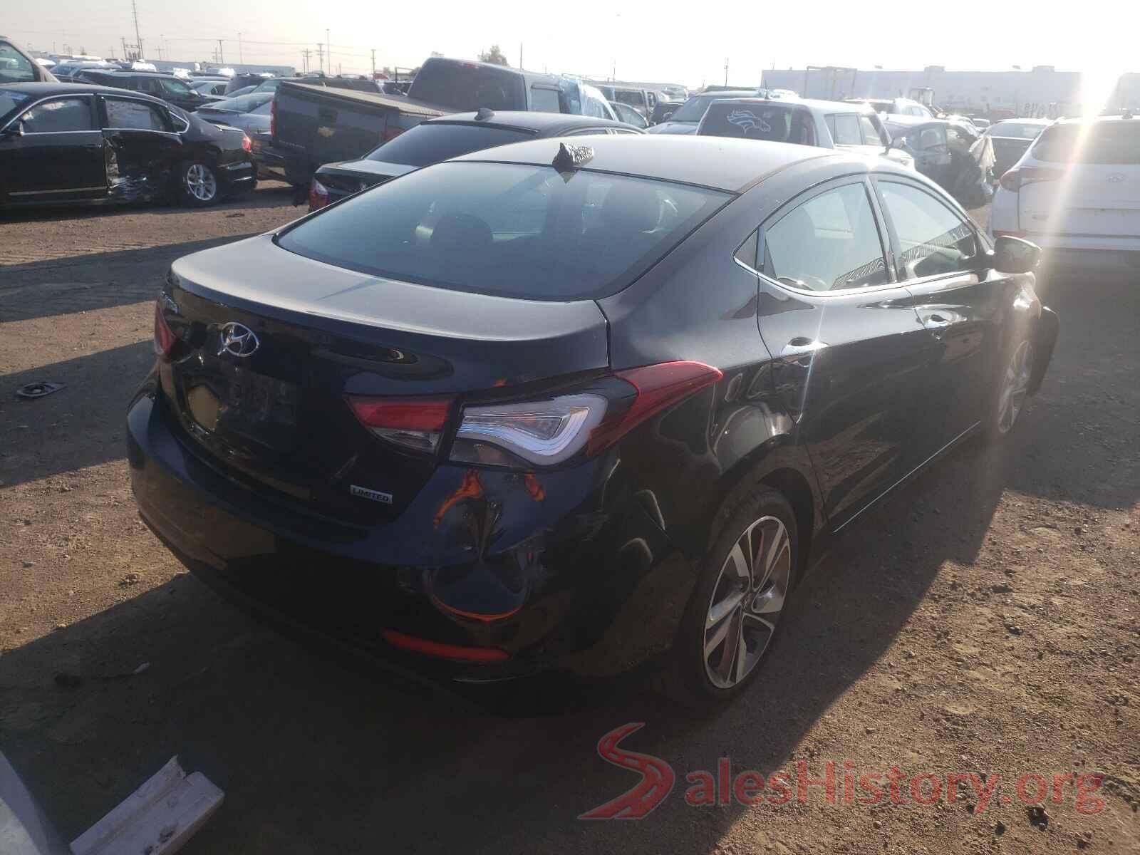 5NPDH4AE0GH711562 2016 HYUNDAI ELANTRA