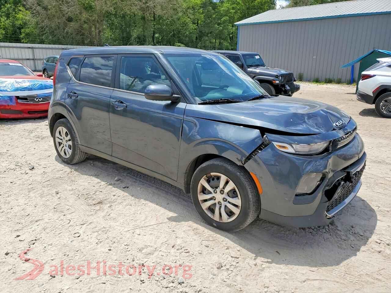 2021 KIA SOUL VIN KNDJ23AU8M7782451, rear 3/4 view