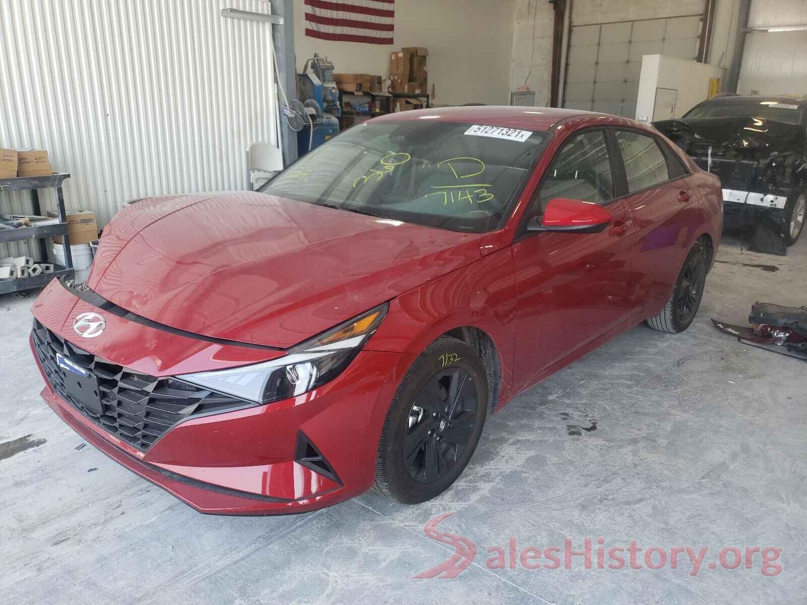 KMHLM4AG7MU177143 2021 HYUNDAI ELANTRA