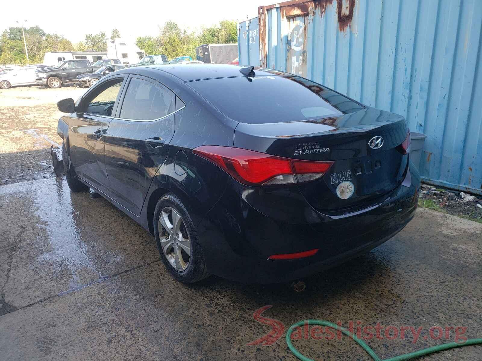 KMHDH4AE4GU591220 2016 HYUNDAI ELANTRA