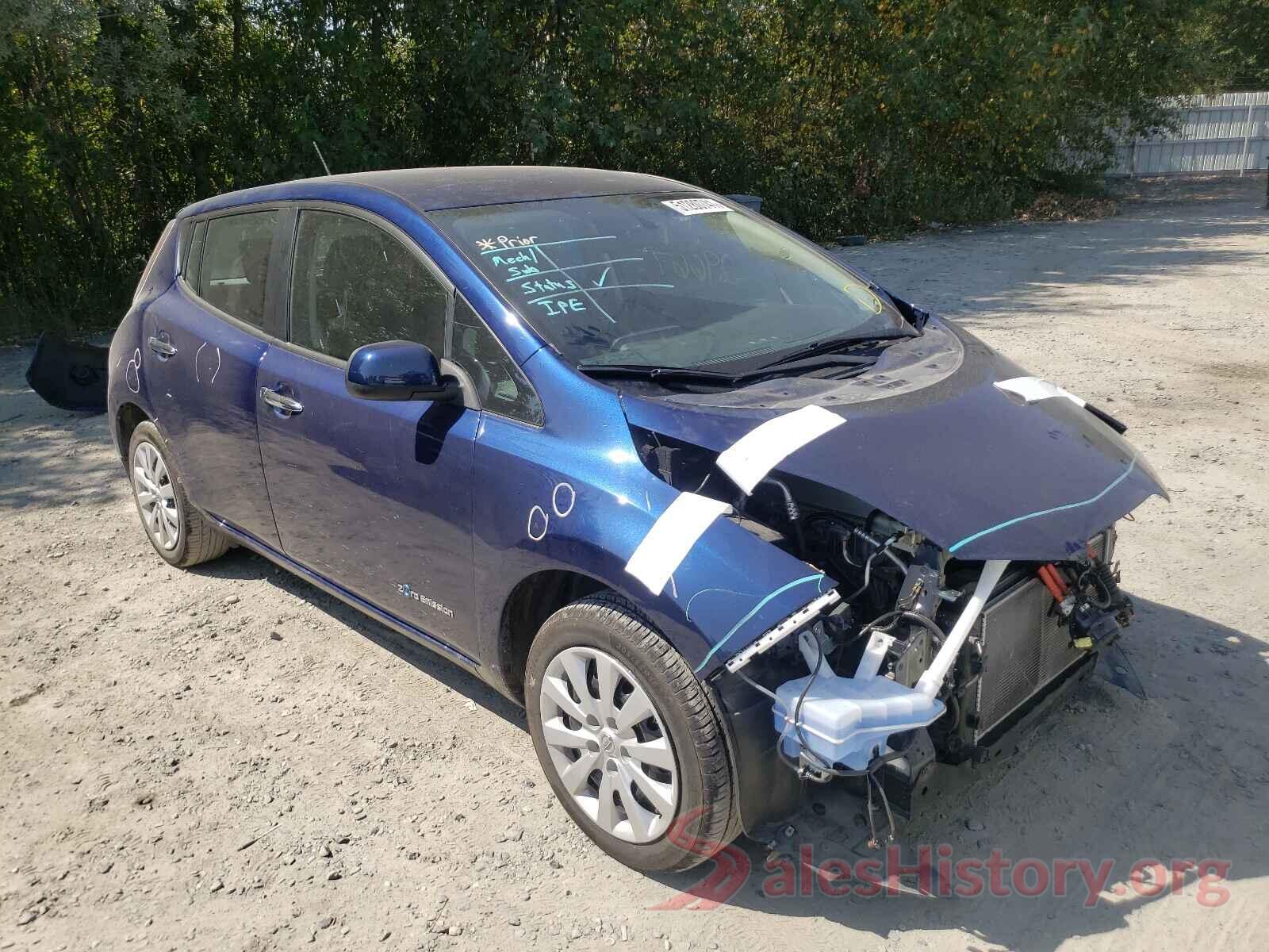 1N4BZ0CP4HC308134 2017 NISSAN LEAF