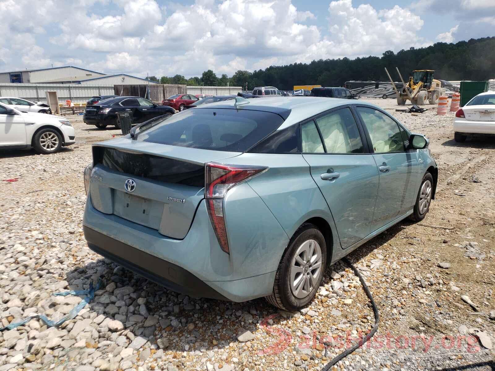 JTDKBRFU8G3020684 2016 TOYOTA PRIUS