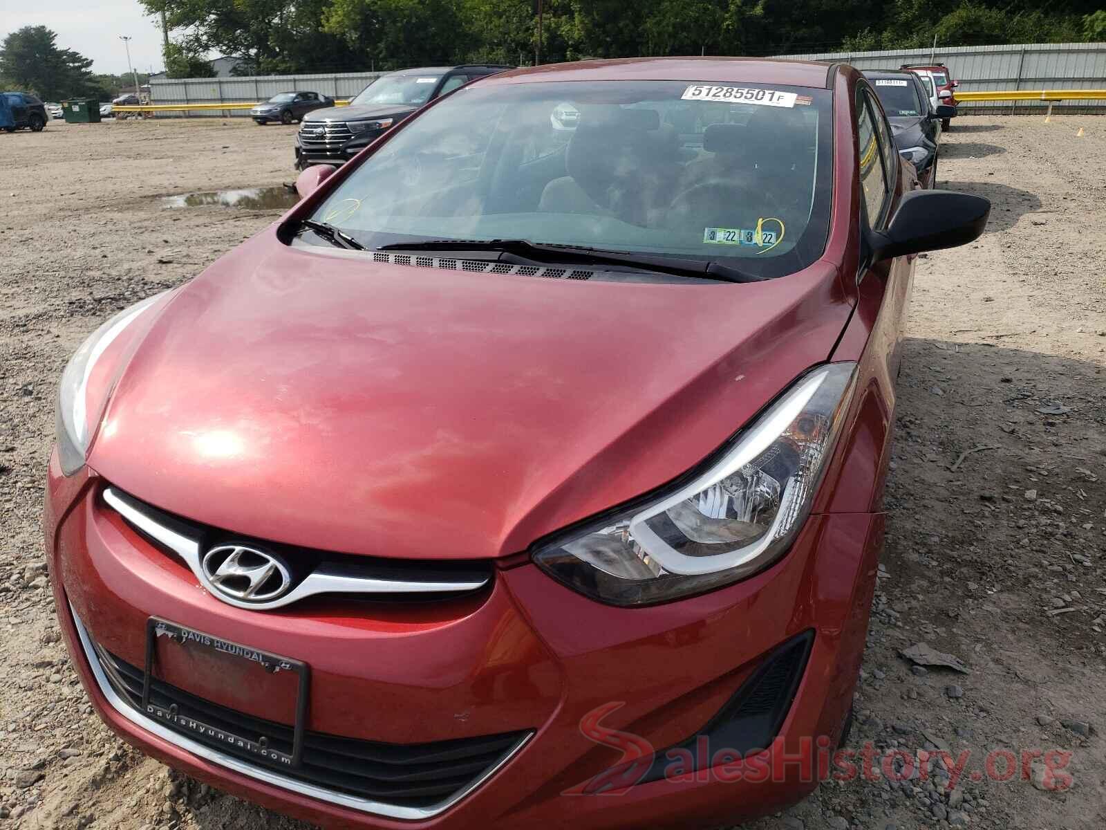 5NPDH4AE5GH786984 2016 HYUNDAI ELANTRA