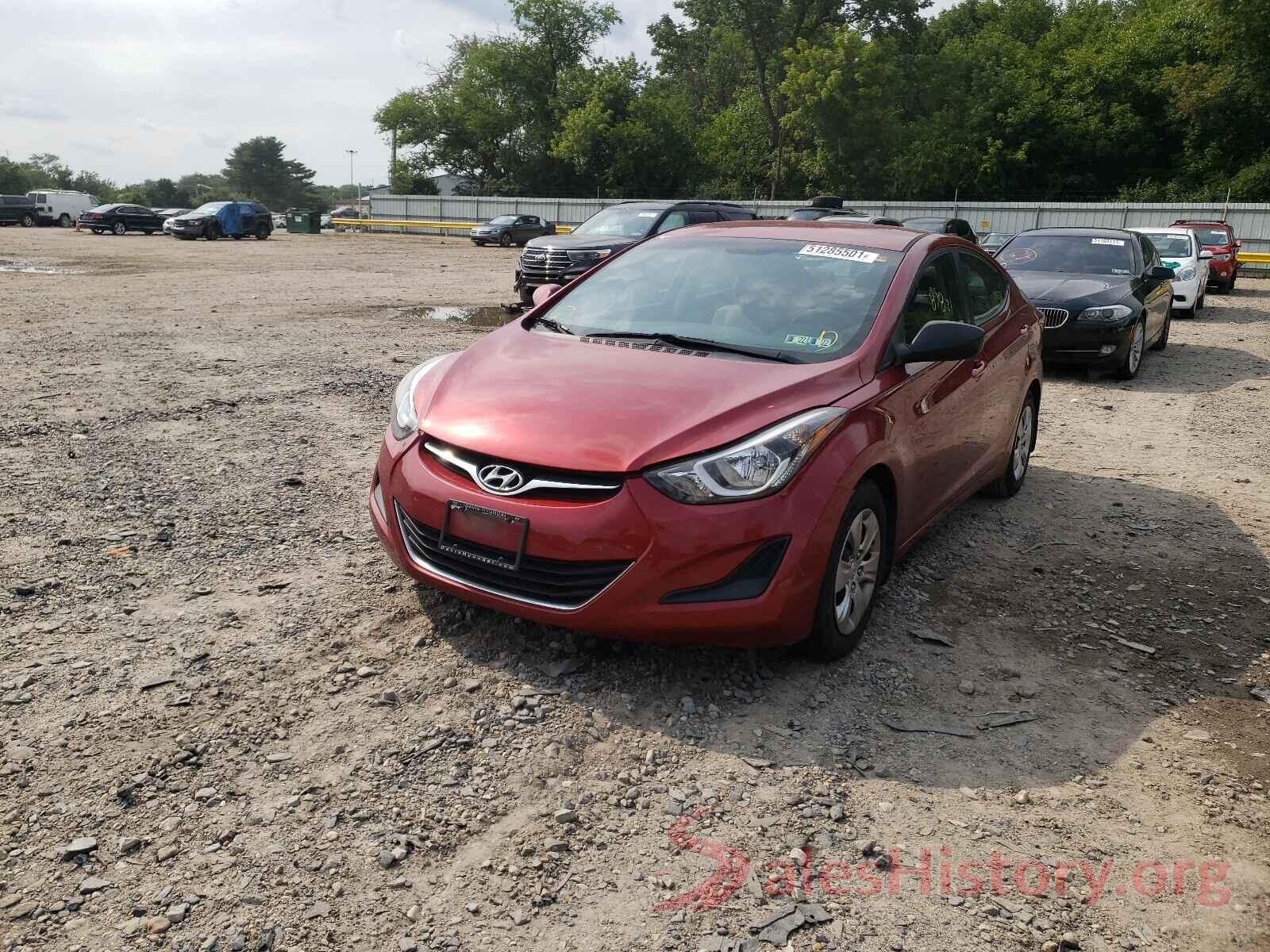 5NPDH4AE5GH786984 2016 HYUNDAI ELANTRA