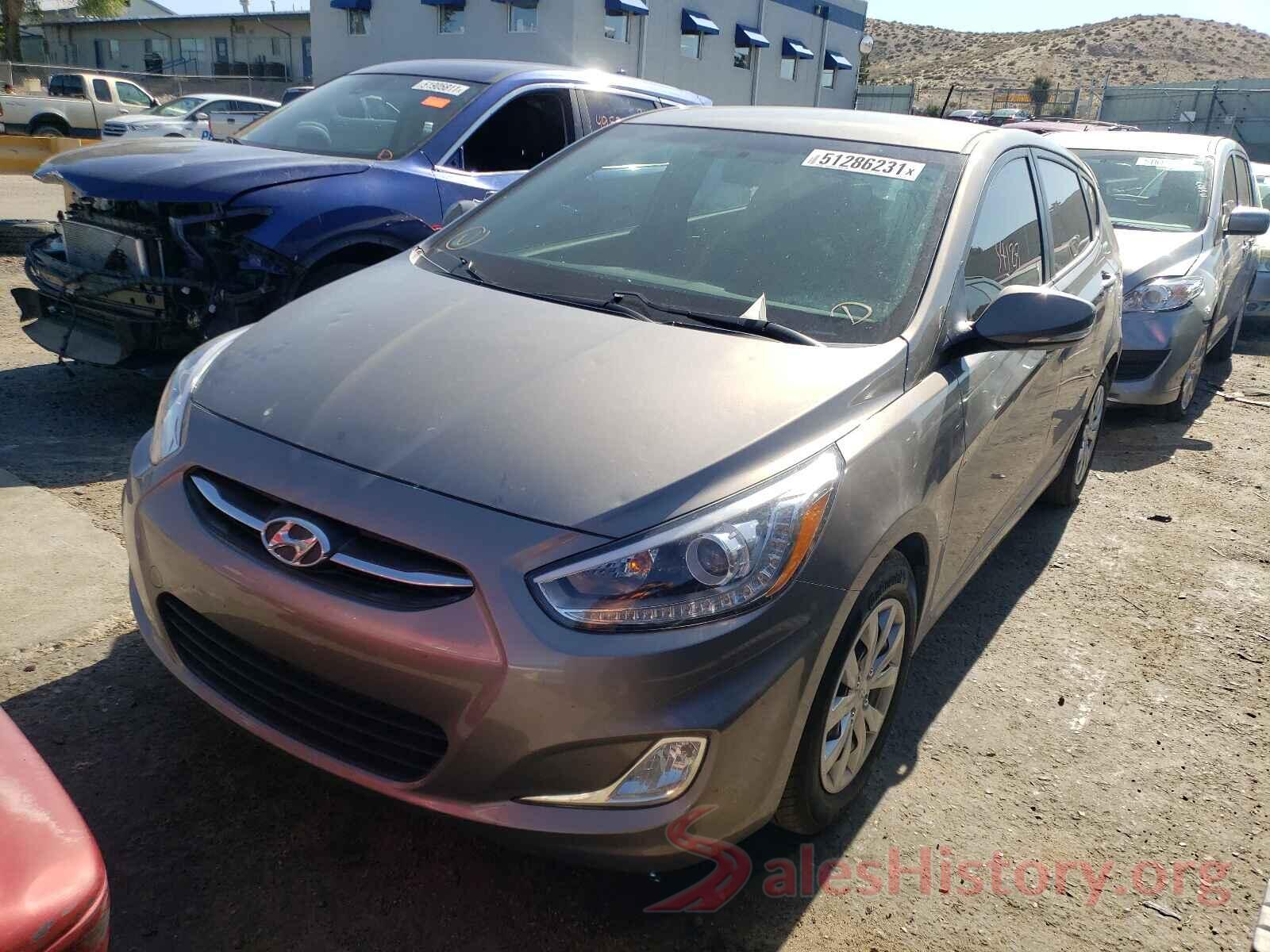 KMHCU5AE6HU358373 2017 HYUNDAI ACCENT