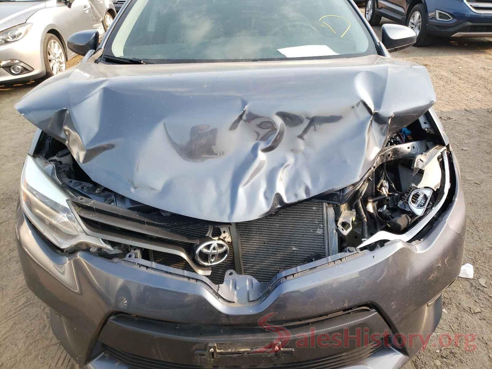 5YFBURHE5GP371303 2016 TOYOTA COROLLA