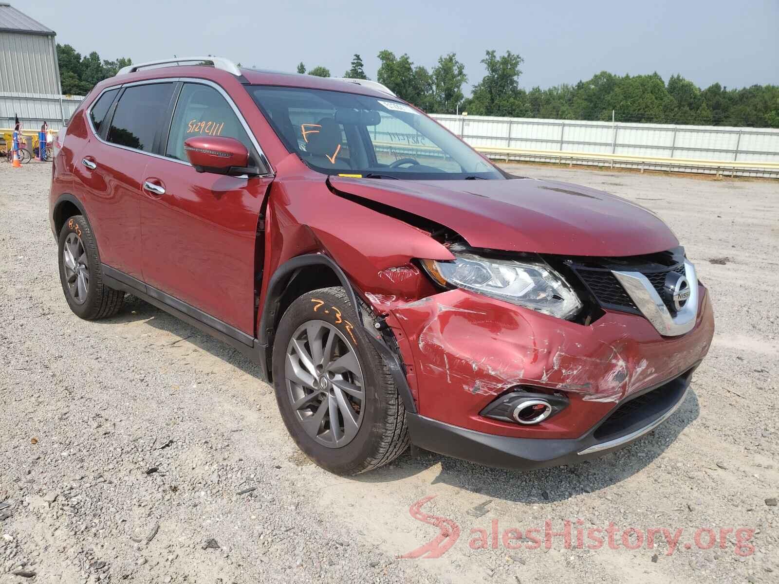 5N1AT2MV1GC826910 2016 NISSAN ROGUE