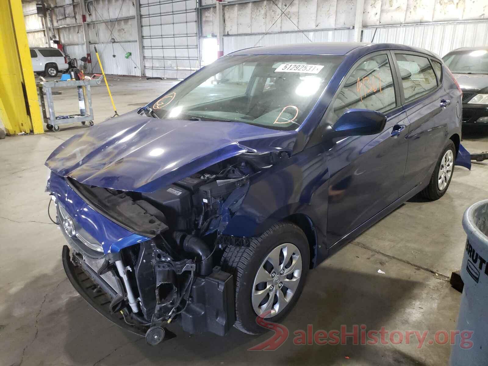 KMHCT5AEXHU342583 2017 HYUNDAI ACCENT