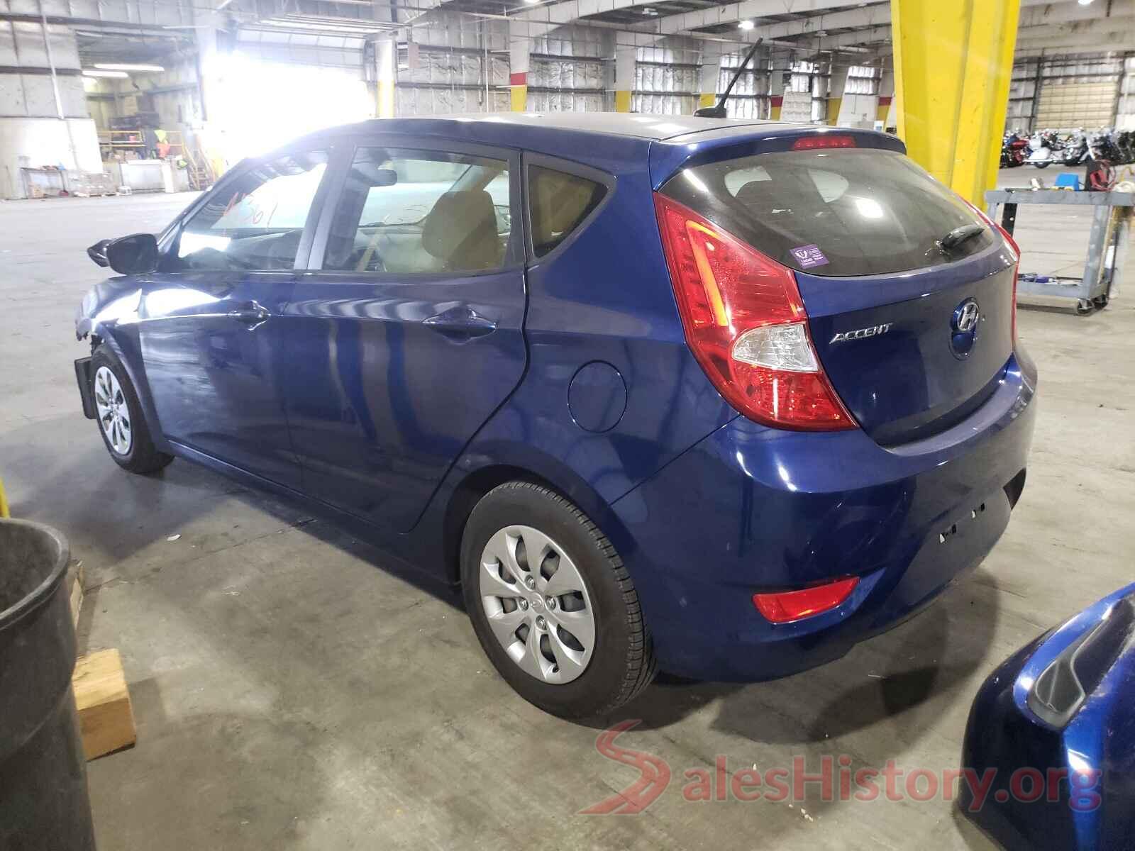 KMHCT5AEXHU342583 2017 HYUNDAI ACCENT