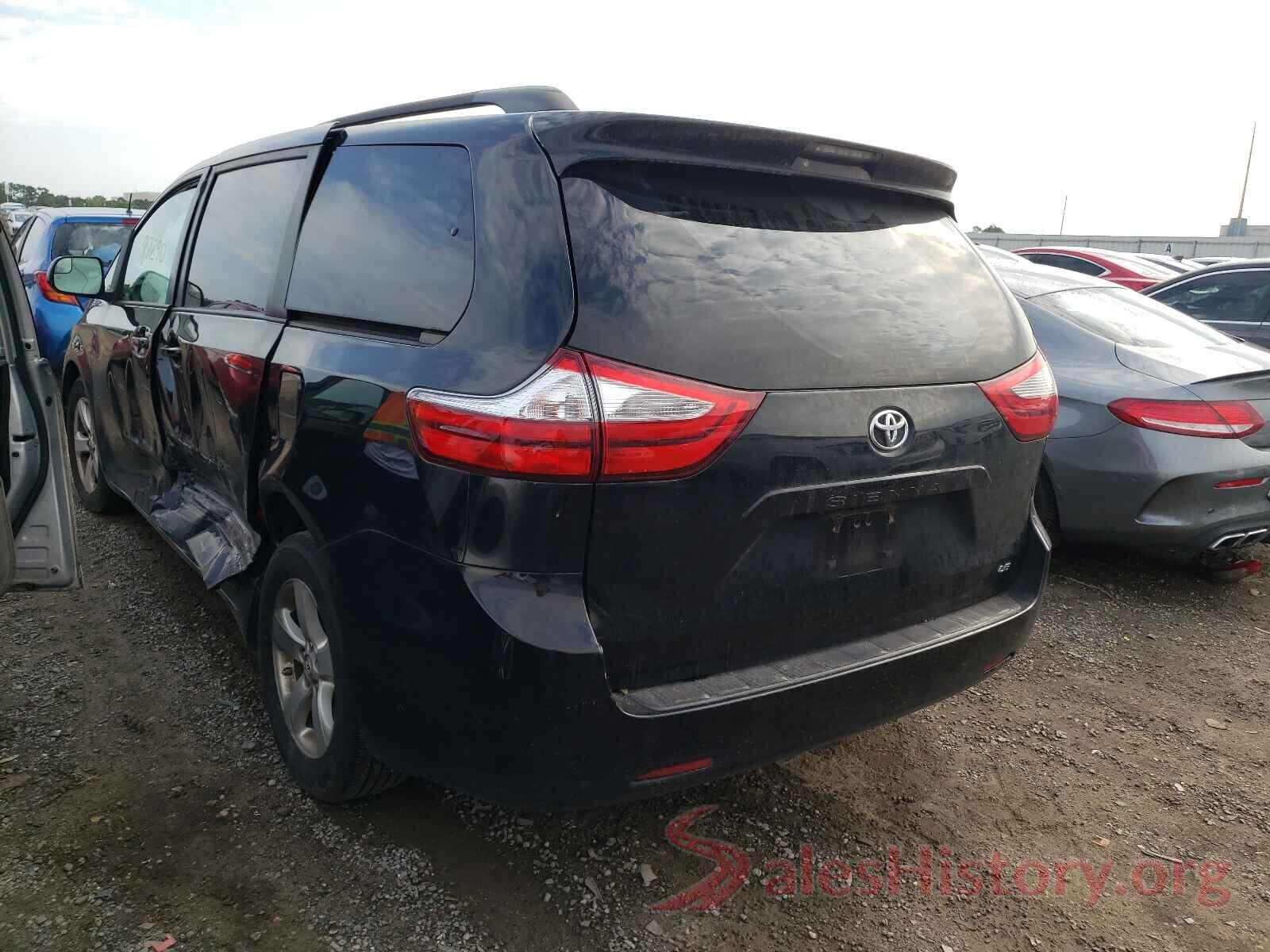 5TDKZ3DC4HS822684 2017 TOYOTA SIENNA