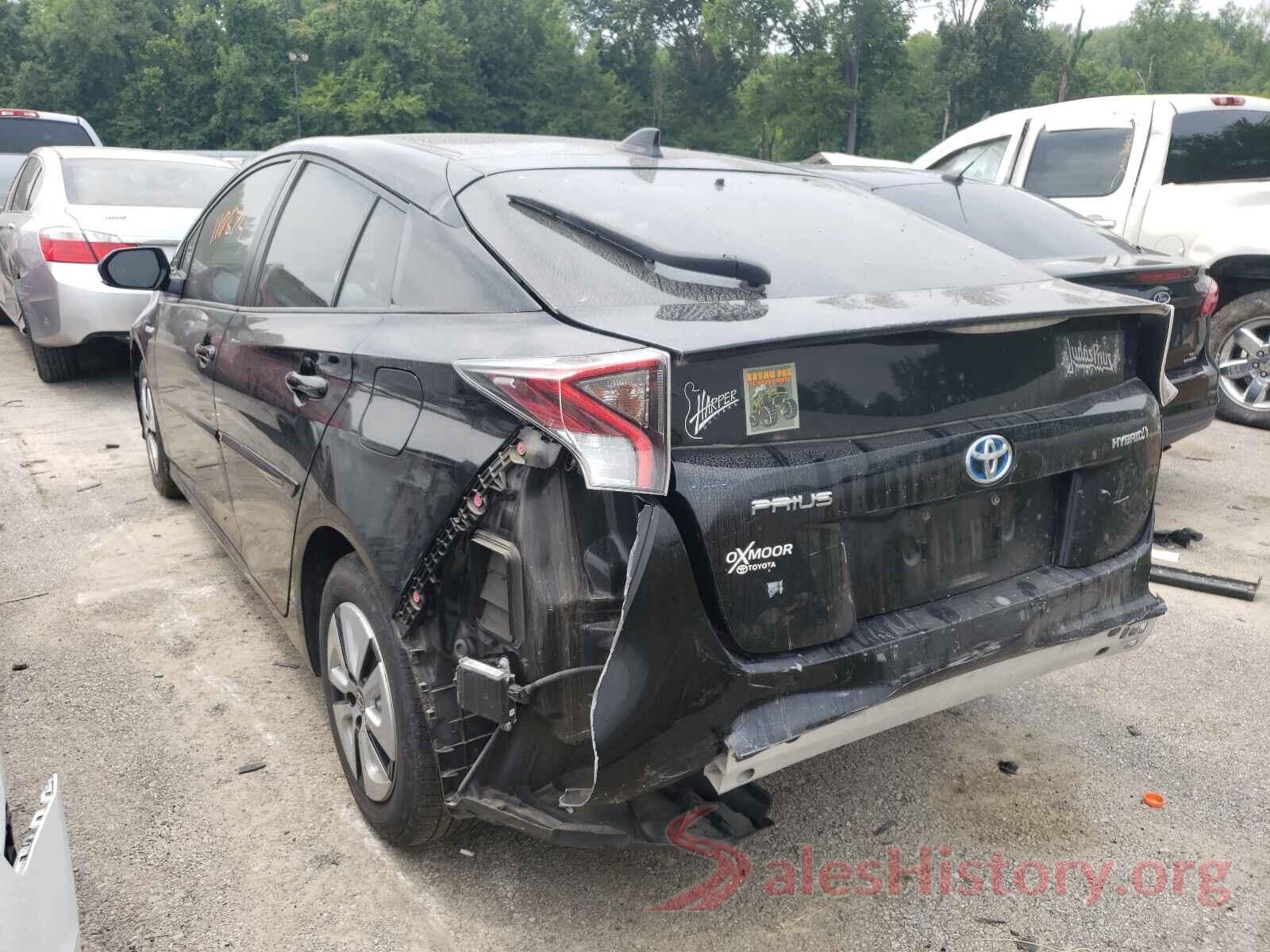 JTDKARFU4H3038331 2017 TOYOTA PRIUS