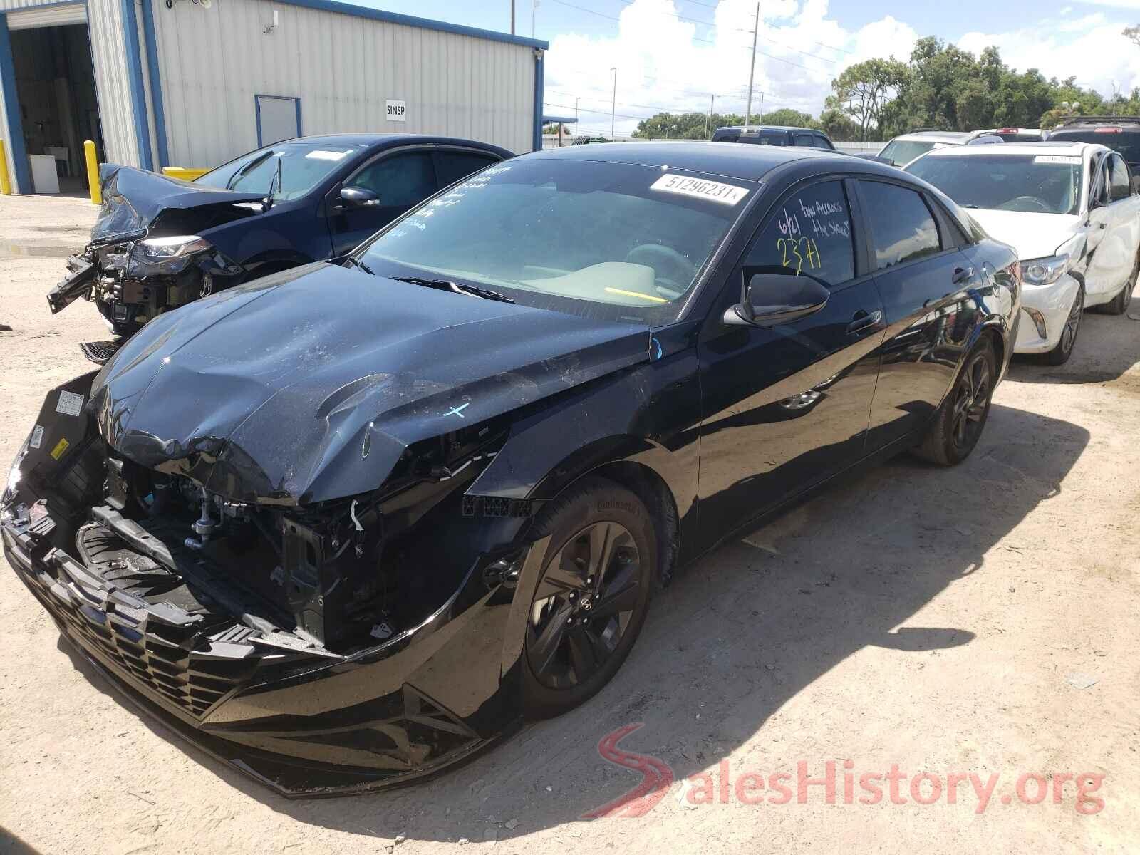 5NPLM4AG2MH032722 2021 HYUNDAI ELANTRA